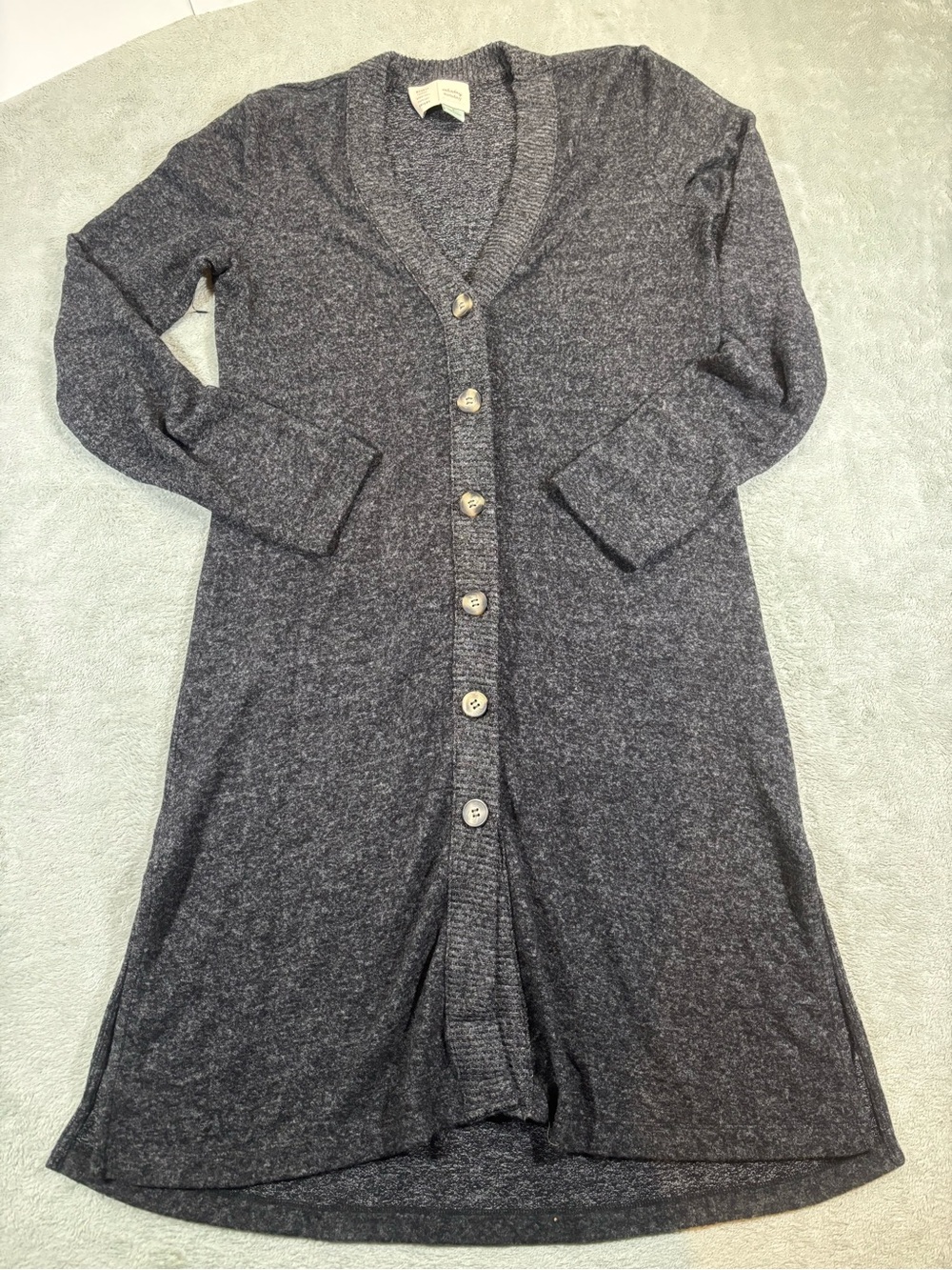 Anthropologie Saturday/Sunday CloudFleece Longline Cardigan Grey - Small